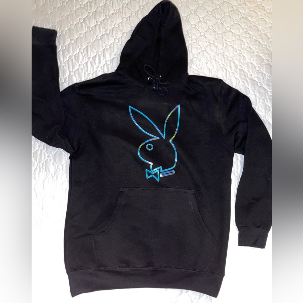 NWOT Black Playboy Hoodie